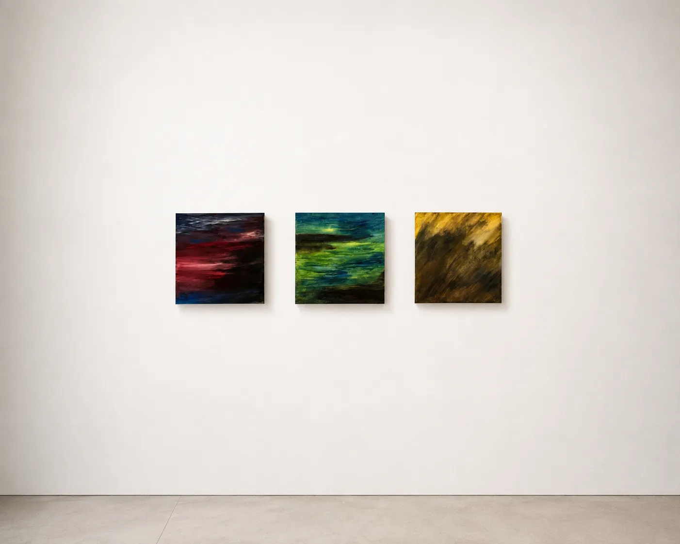 Attese liminali, 2026, Acrilico su tela, 20 × 20 cm
