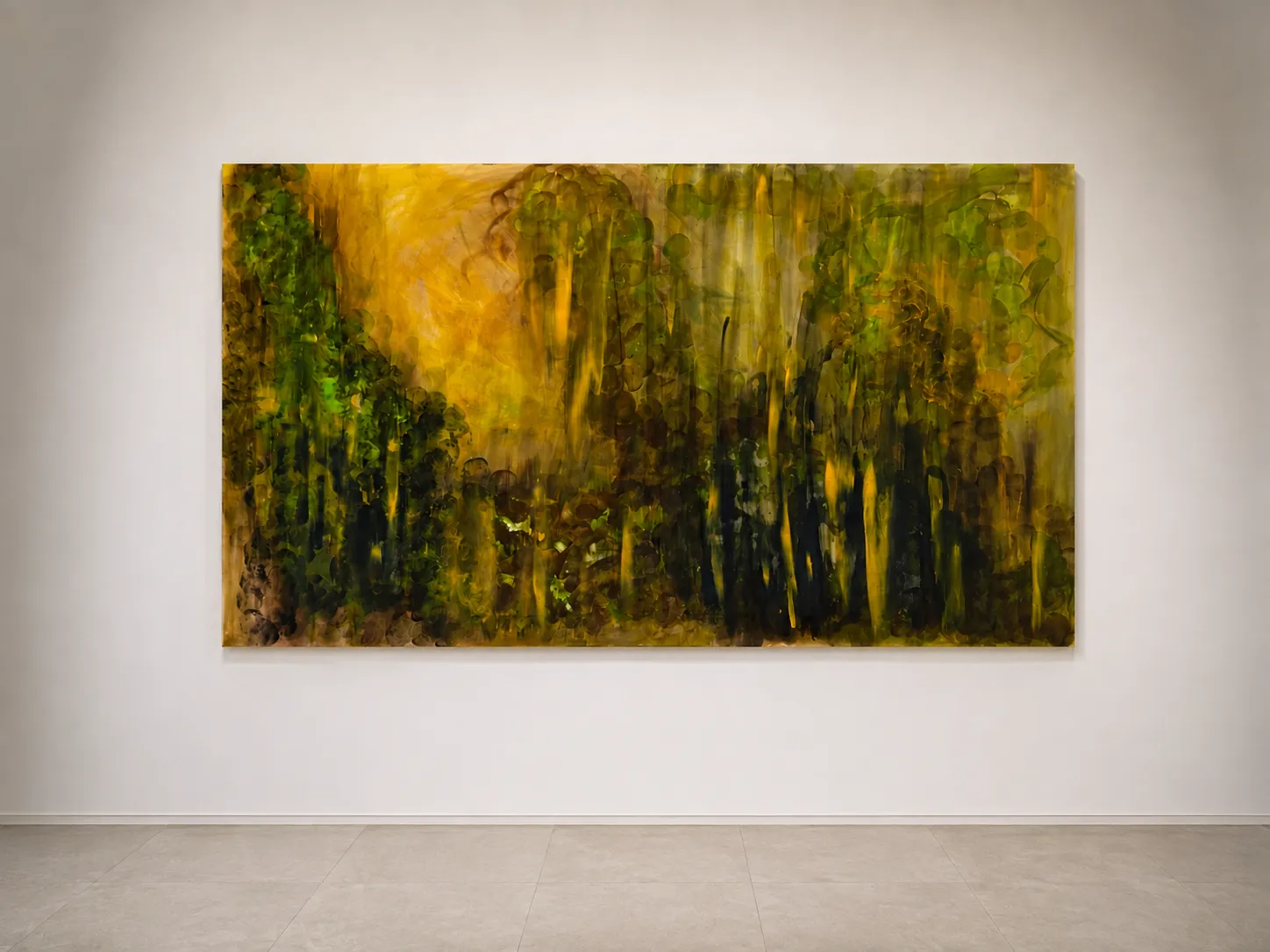 Bosco, 2026, Acrilico su tela, 120 × 70 cm
