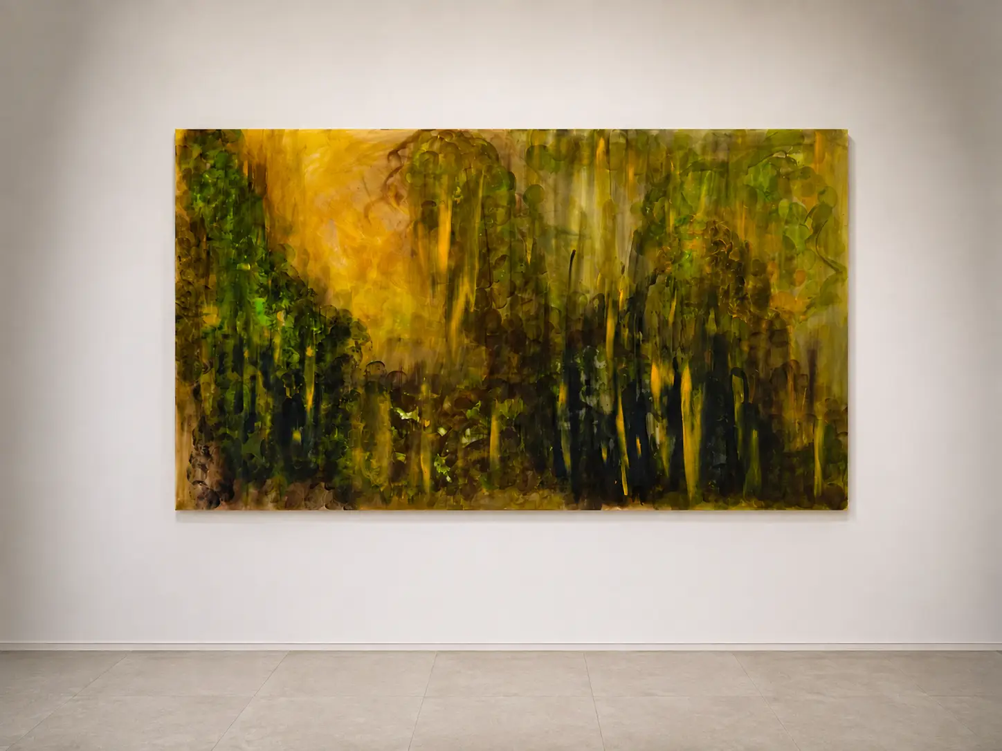 Bosco, 2026, Acrilico su tela, 120 × 70 cm