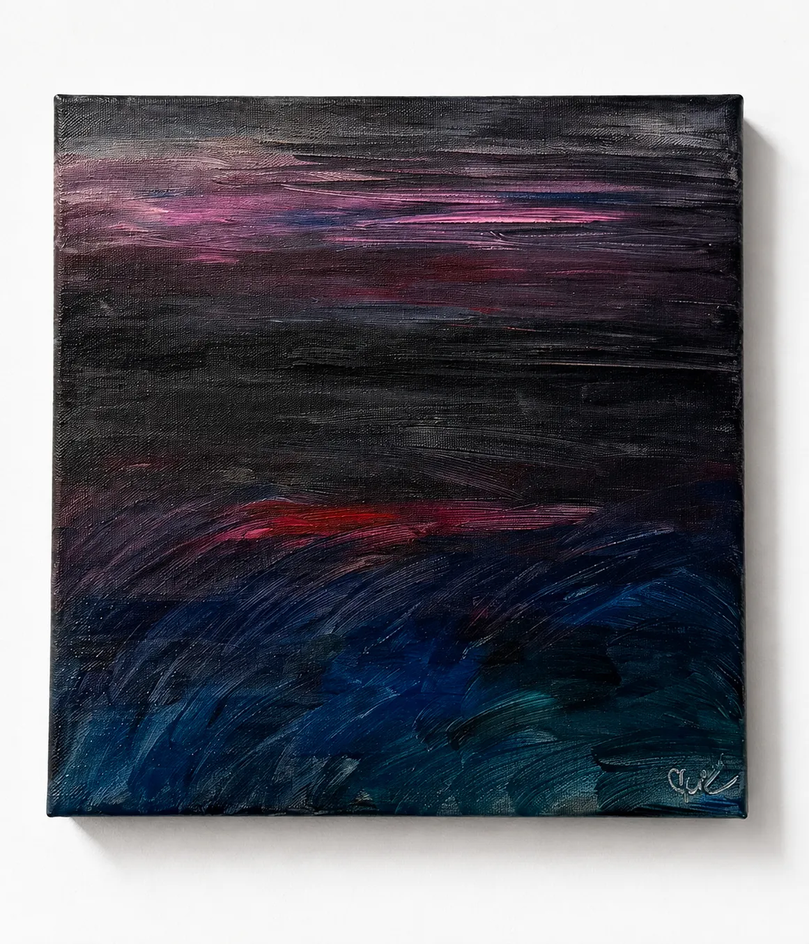Untitled, 2024, Акрил на холсте, 20 × 20 cm